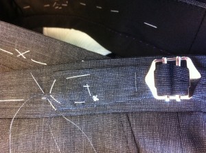 made to measure trousers. No cheap elastic to be seen here !