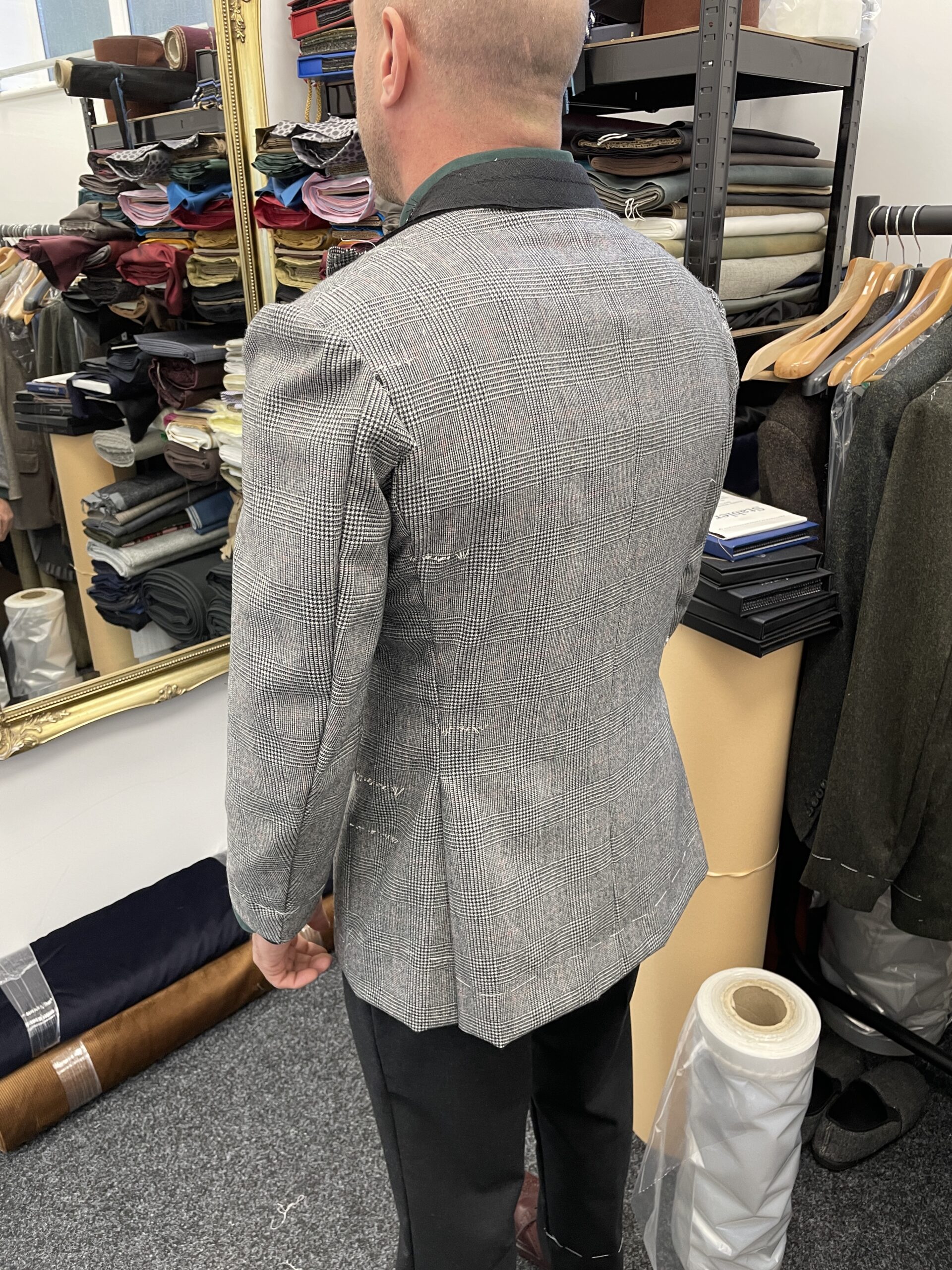 Grey Mens Bespoke Suit